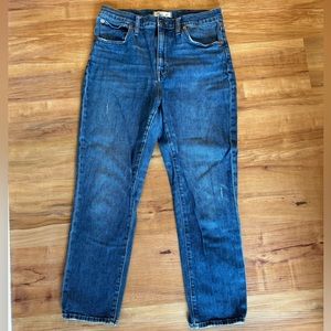 Madewell Jeans High Rise Slim Crop Boy Jean sz 28